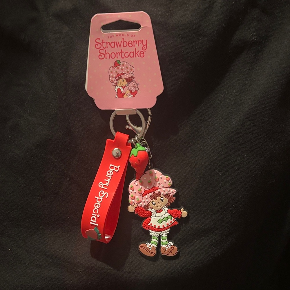 Strawberry Shortcake Keychain / Bagcharm Cute Collection to your Bag or keys😊
